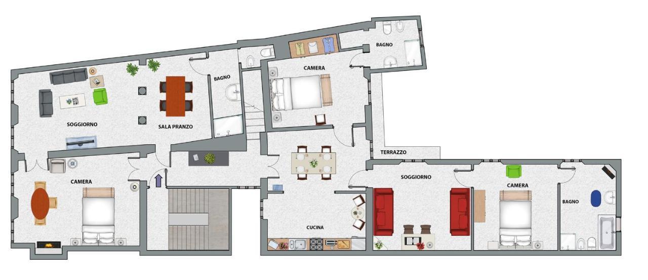 Acacia Firenze Apartments Artemisia-Angelica Ngoại thất bức ảnh
